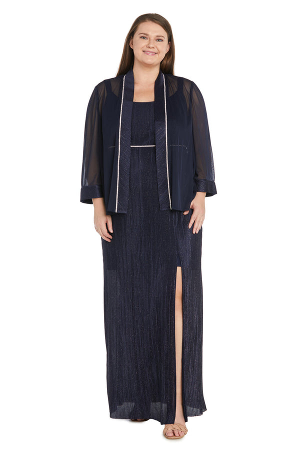 Long Plus Size Jacket Dress Formal R&M Richards 9048W