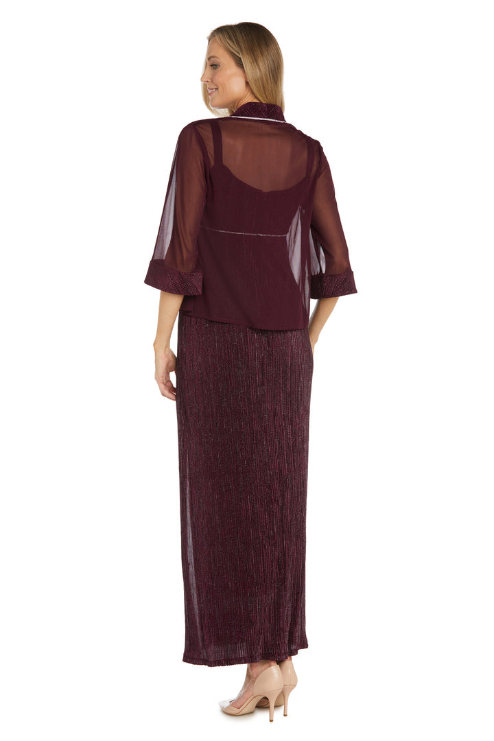 R&M Richards 9048 Long Mother of the Bride Jacket Dress