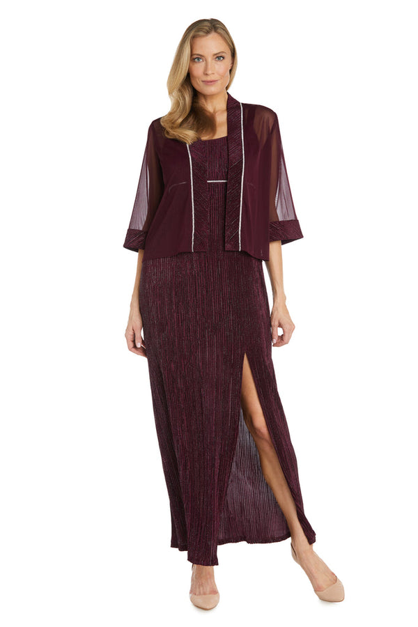 Long Mother of the Bride Dress Jacket R&M Richards 9048
