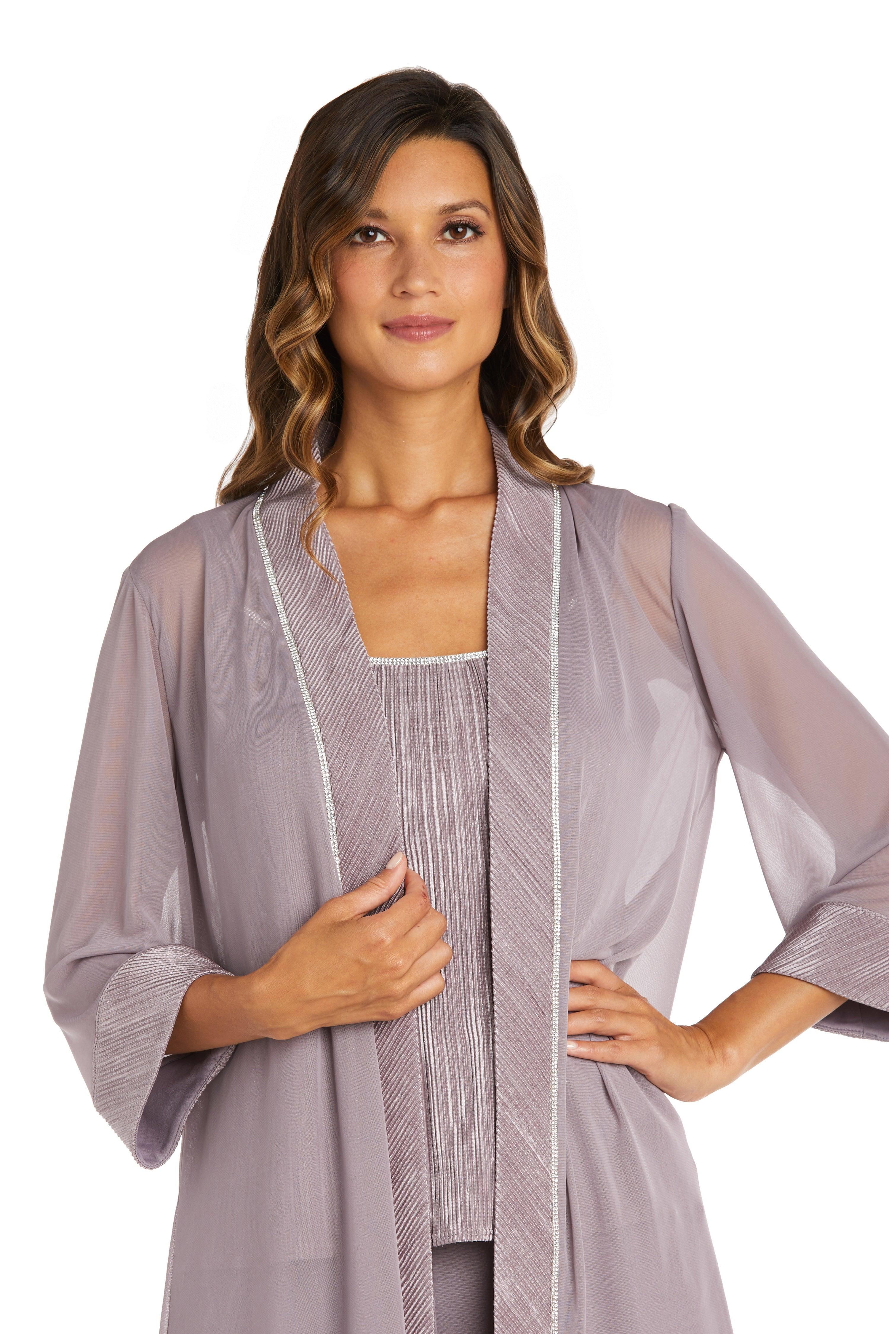 R&M Richards 9084 Long Jacket Pant Suit