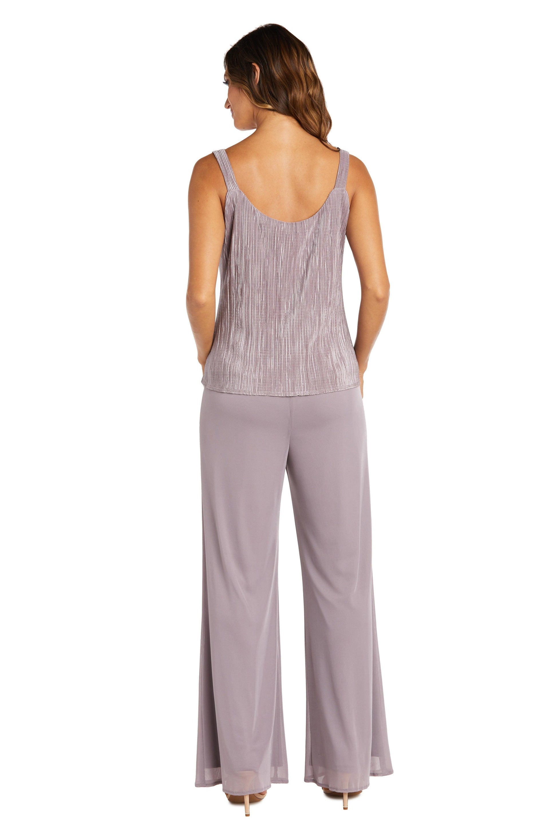 Mauve 6P R&M Richards 9084P Long Petite Jacket Pant Suit Sale