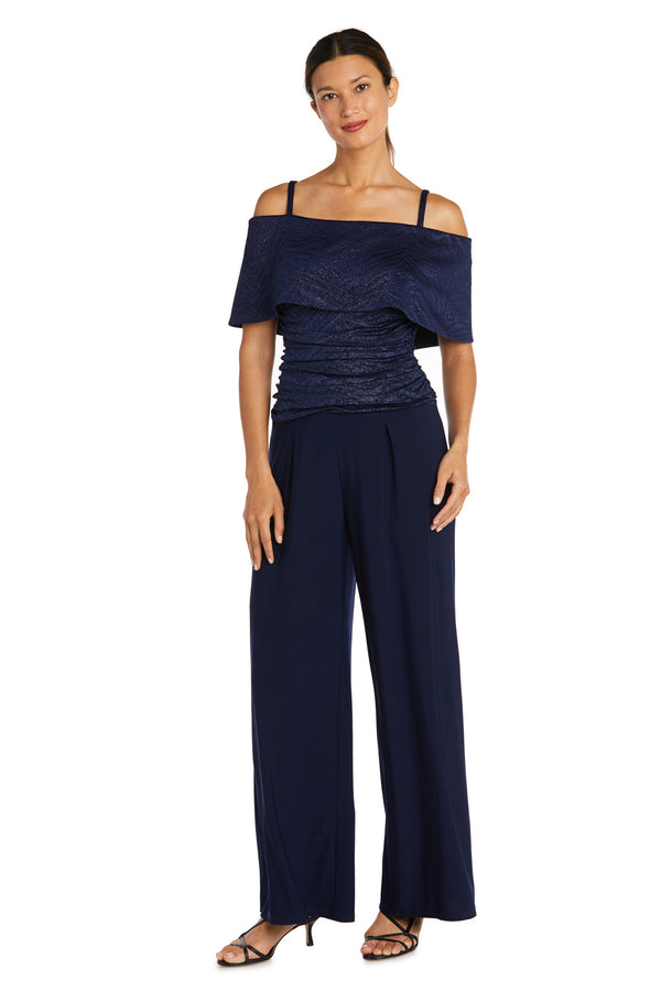 Long Formal Jumpsuit Jumpsuit R&M Richards 9122