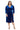 Mother of the Bride Dresses Short Cocktail Plus Size Velvet Midi Dress Royal