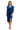 Mother of the Bride Dresses Short 3/4 Sleeve Velvet Cocktail Dress Royal