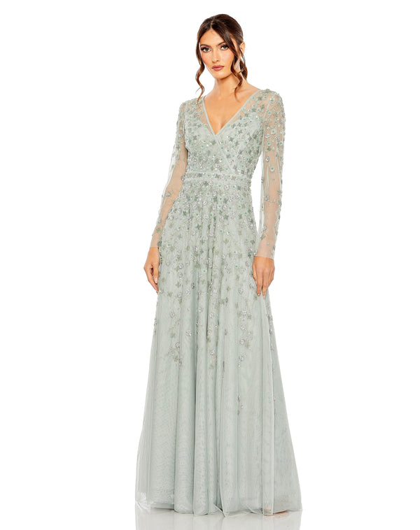 Mac Duggal 9131 Sage	14 Sale