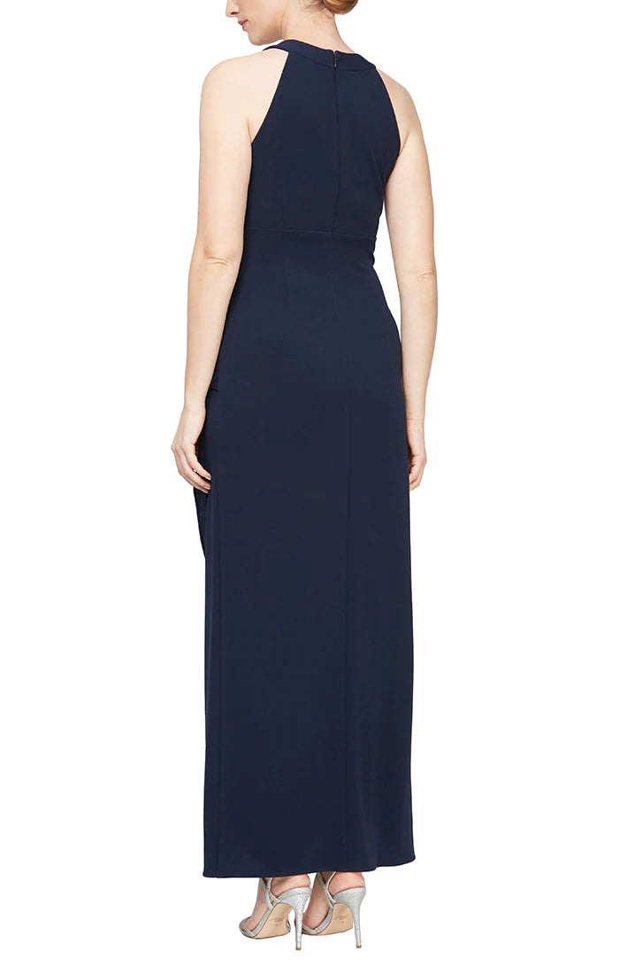 SL Fashions 9137208 Beaded Long Formal Dress