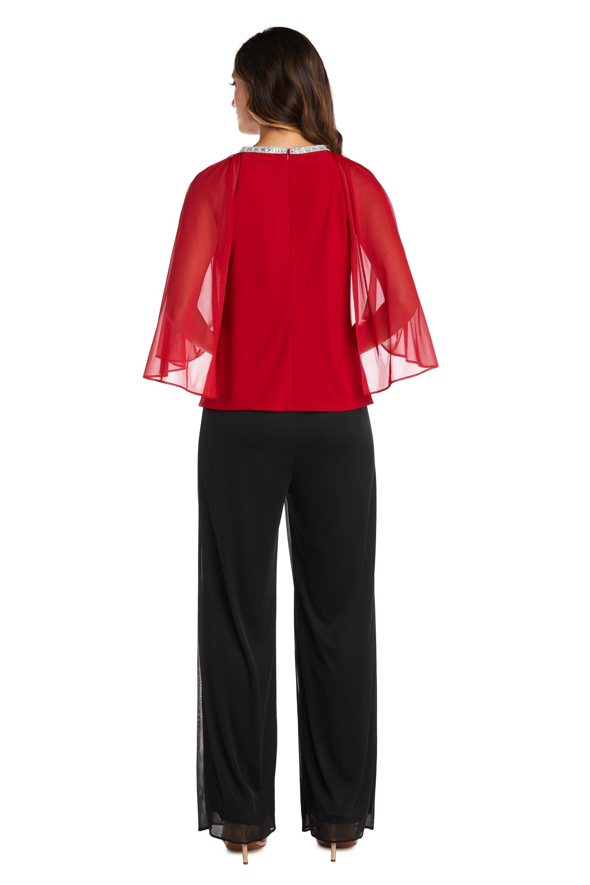 R&M Richards 9144 Formal Chiffon Capelet Top