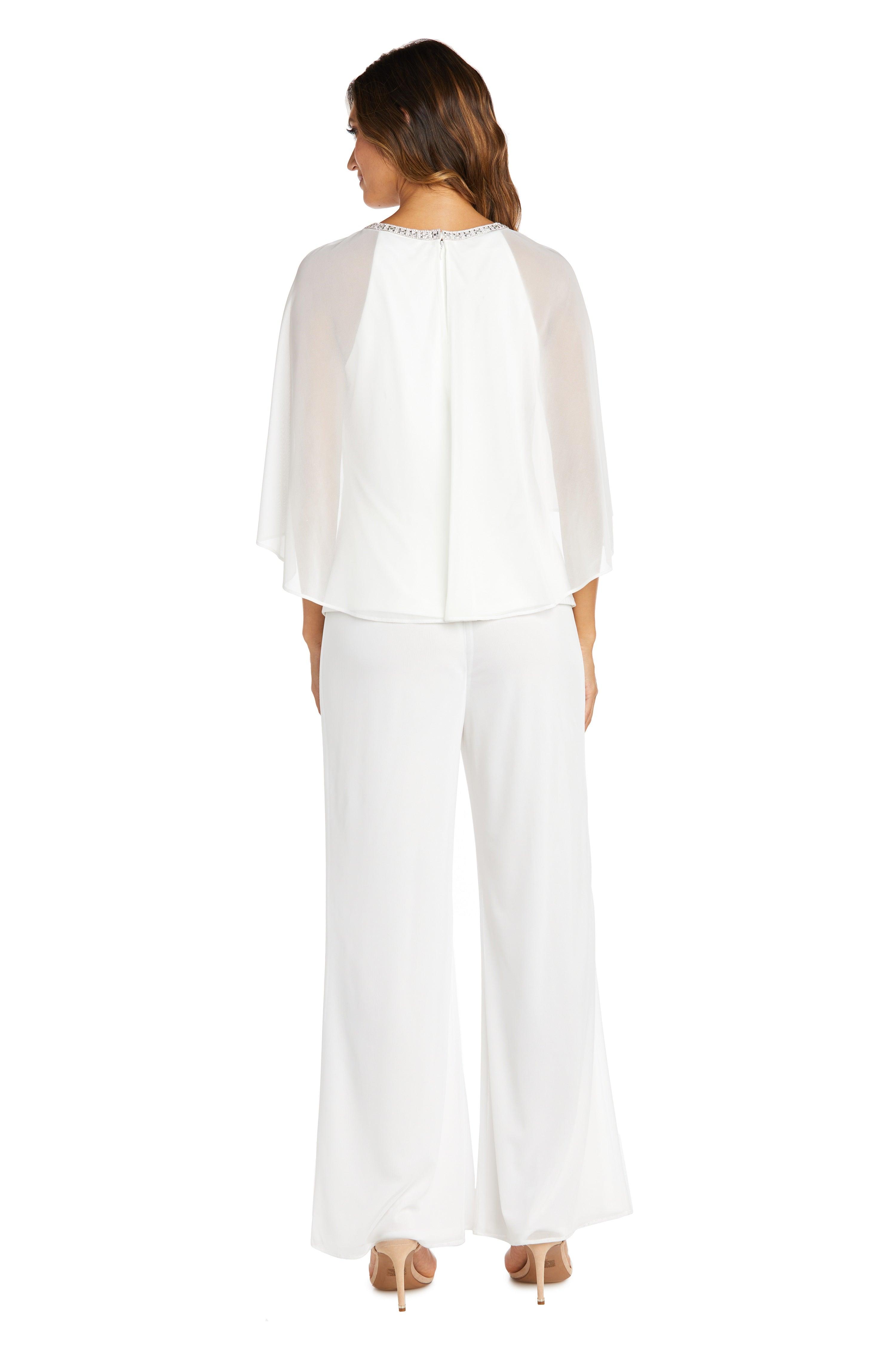 R&M Richards 9144 Formal Chiffon Capelet Top