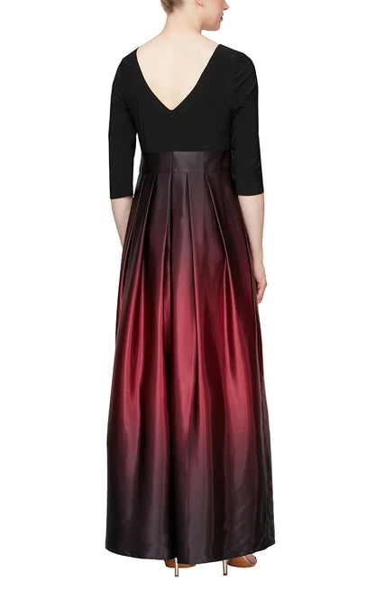 Formal Dresses Ombre Skirt Long Formal Dress Fig