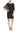 Cocktail Dresses Asymmetric Capelet Short Dress Black