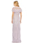 Formal Dresses Long Formal Cape Sleeve Dress Lilac