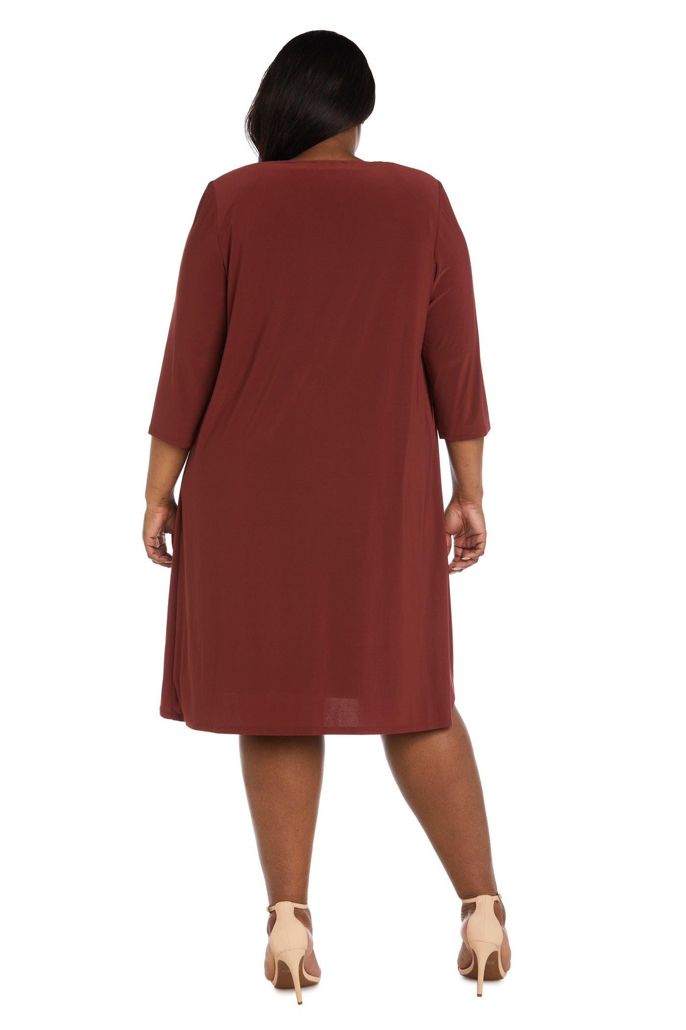 R&M Richards 9207W Plus Size Short Jacket Dress