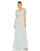 Formal Dresses Long Formal Beaded Short Sleeve Dress Mist