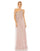 Formal Dresses Long One Shoulder Formal Dress Porcelain Gold