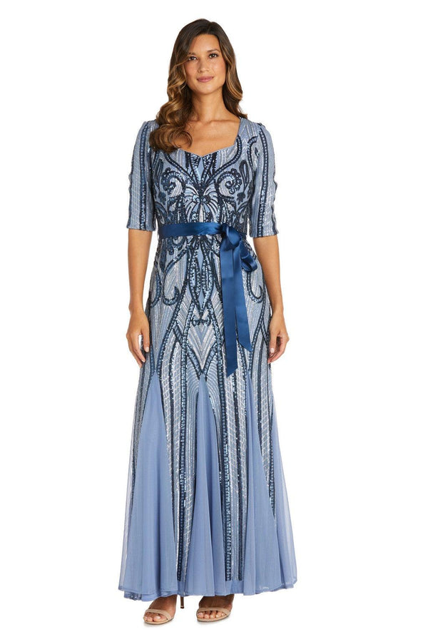 Long Mother of the Bride Dress Formal R&M Richards 9225