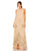 Formal Dresses High Low Formal Chiffon Dress Nude Gold