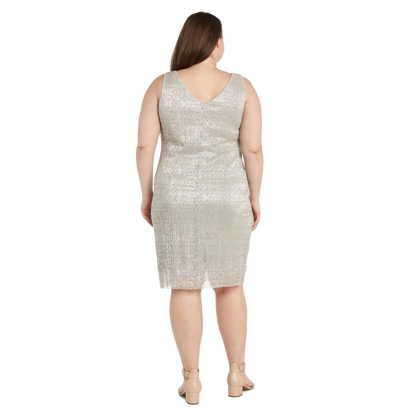 Mother of the Bride Dresses Plus Size Short Two Piece Cocktail Dress Champagne