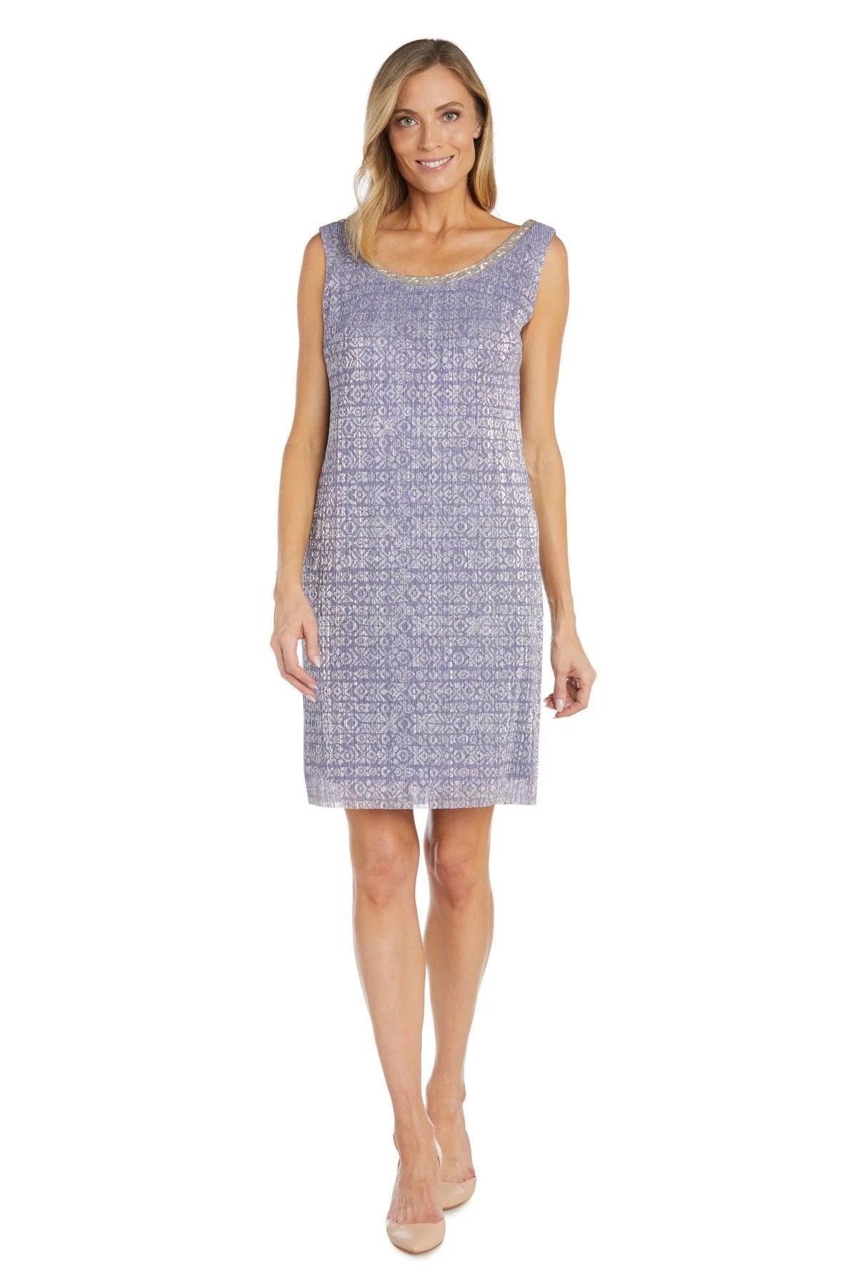 R&M Richards 9256 Short Two Piece Set Jacket Cocktail Dress