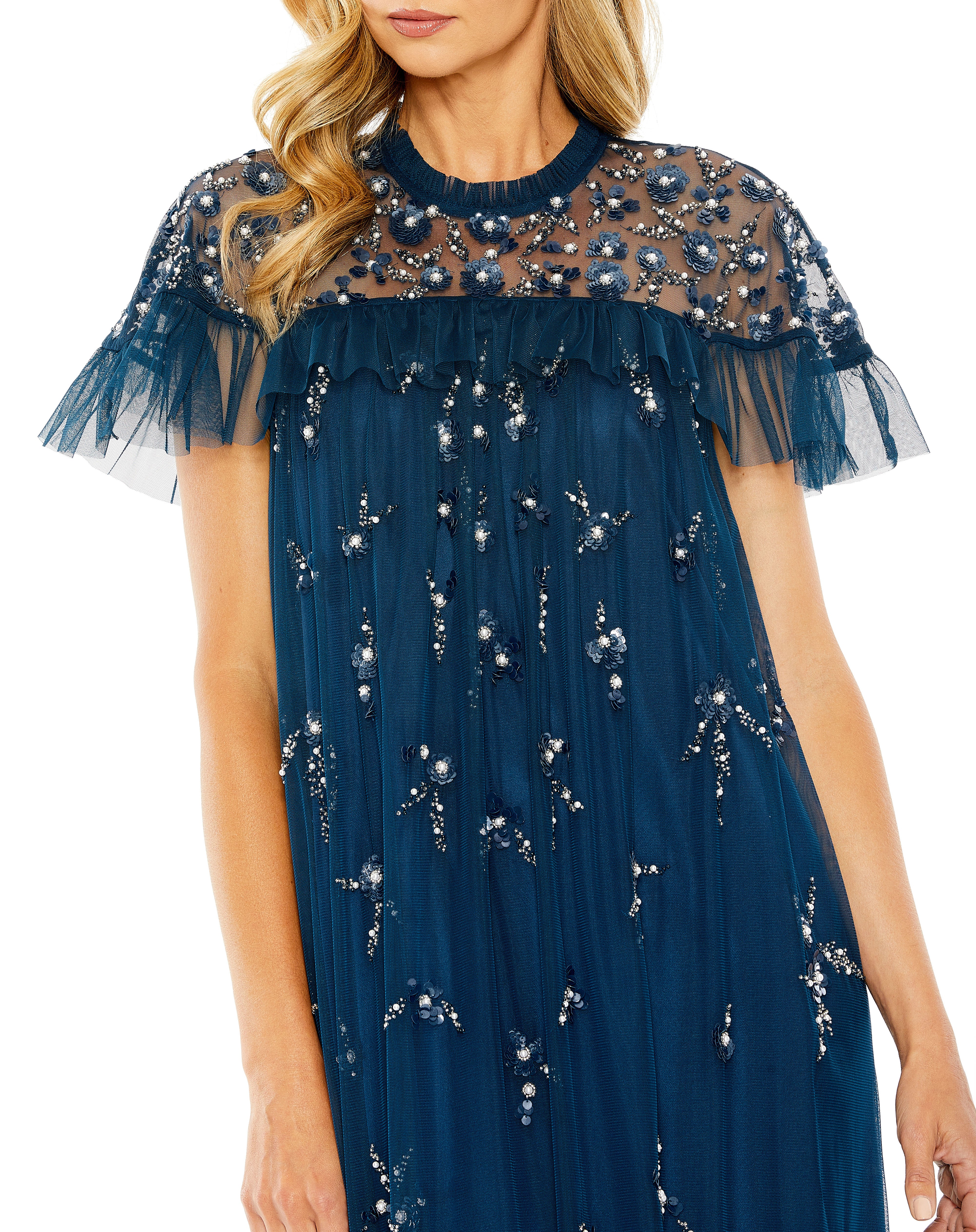 Formal Dresses Long Mother of the Bride Formal Evening Dress Ocean Blue