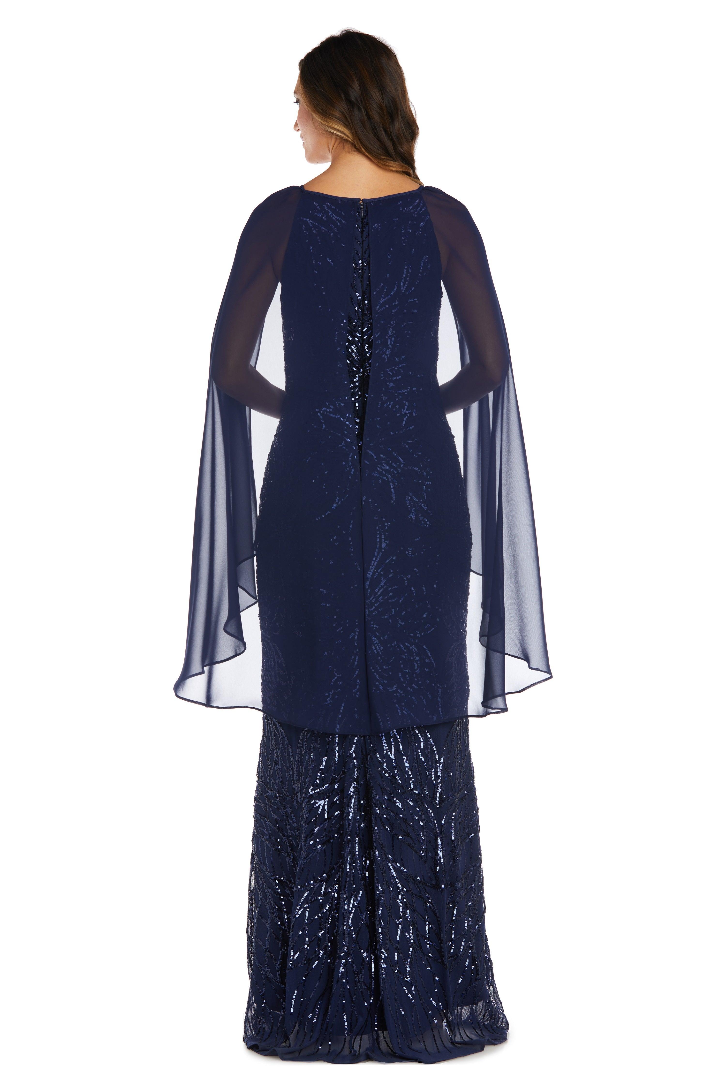 R&M Richards 9262P Long Formal Petite Dress