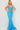 Prom Dresses Strapless Long Fitted Evening Gown TURQUOISE