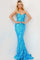 Prom Dresses Strapless Long Fitted Evening Gown TURQUOISE
