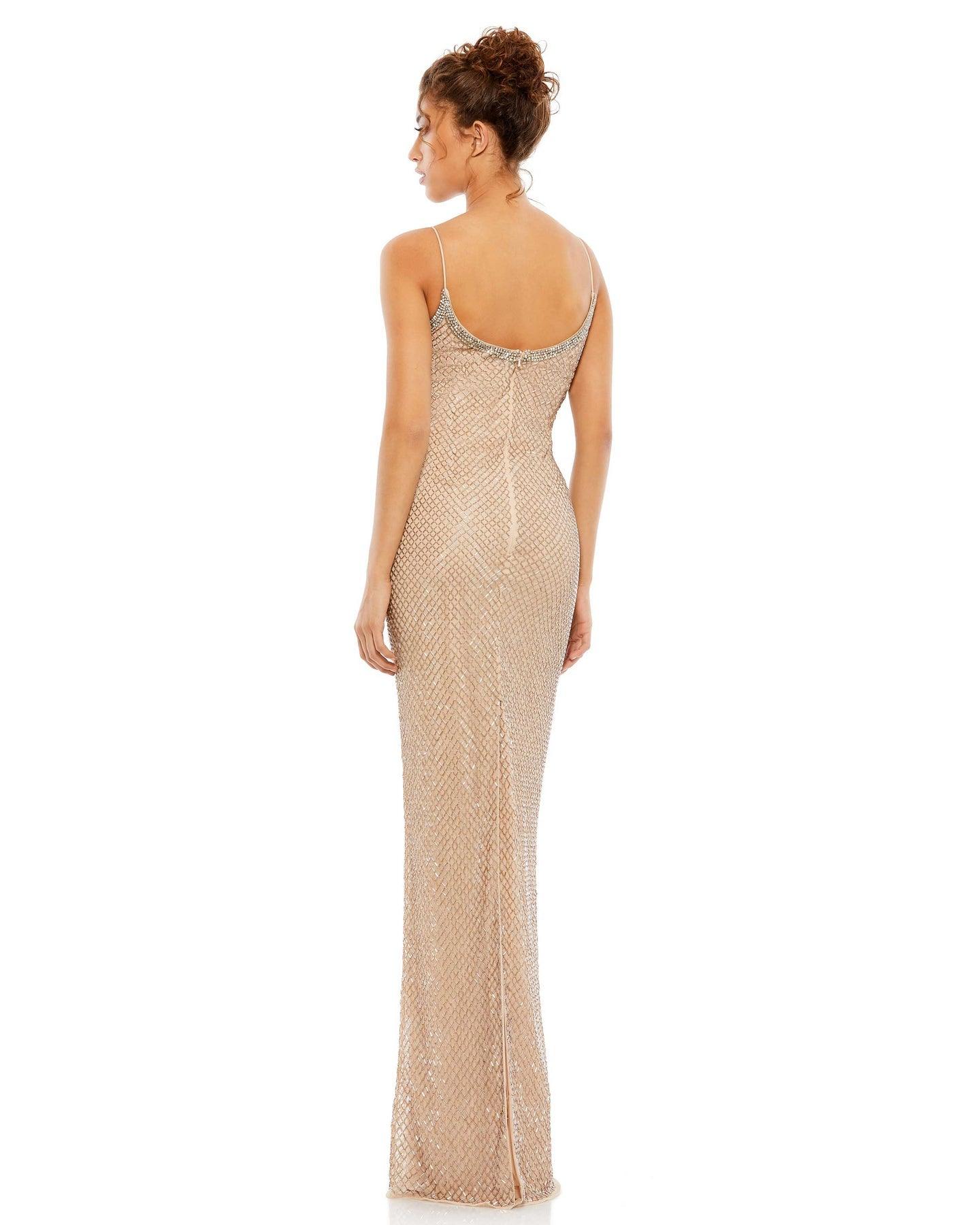 Mac Duggal Prom Spaghetti Strap Long Dress Sale