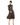 Formal Dresses Long Sleeve Tea Length Formal Dress Dark Chocolate