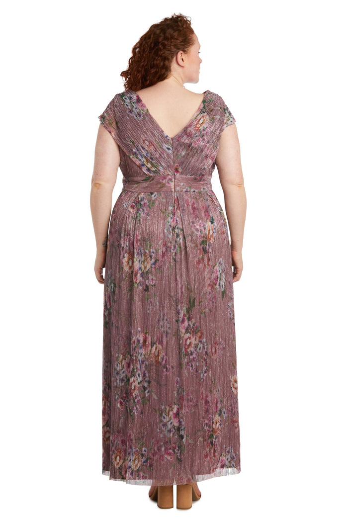 Mother of the Bride Dresses Long Plus Size Floral Formal Dress Rose