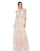 Formal Dresses Long 3/4 Sleeve Formal Dress Blush