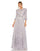Formal Dresses Long 3/4 Sleeve Formal Dress Lavender