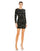Cocktail Dresses Short Cocktail Long Sleeve Dress Black