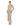 Cocktail Dresses Beaded Fringe Midi Length Cocktail Dress Nude Silver