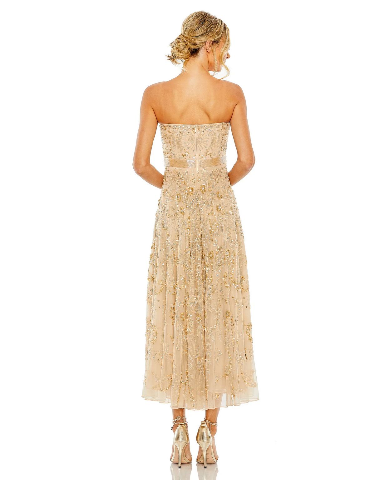 Mac Duggal 93758 Sleeveless Midi Length Dress main image 1