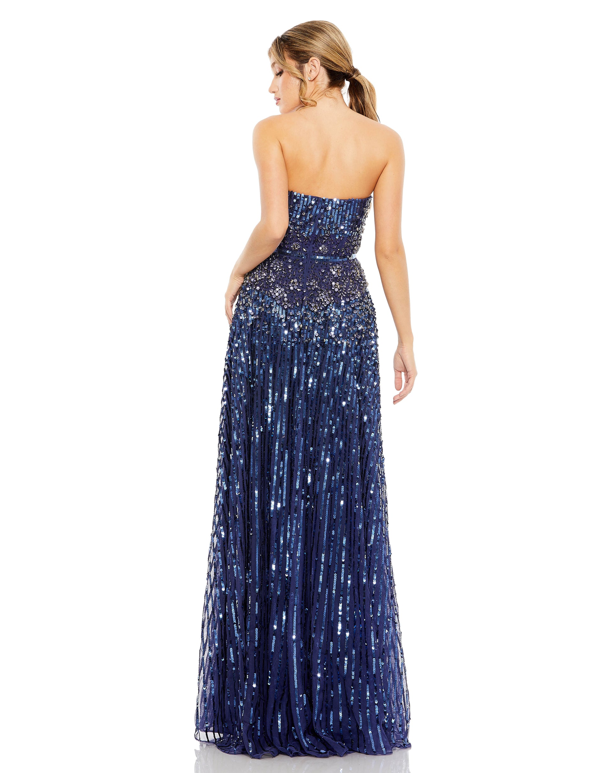Mac Duggal 93915 Long A Line Formal Beaded Evening Prom Dress