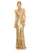 Prom Dresses Long Halter Formal Prom Dress Gold Nude