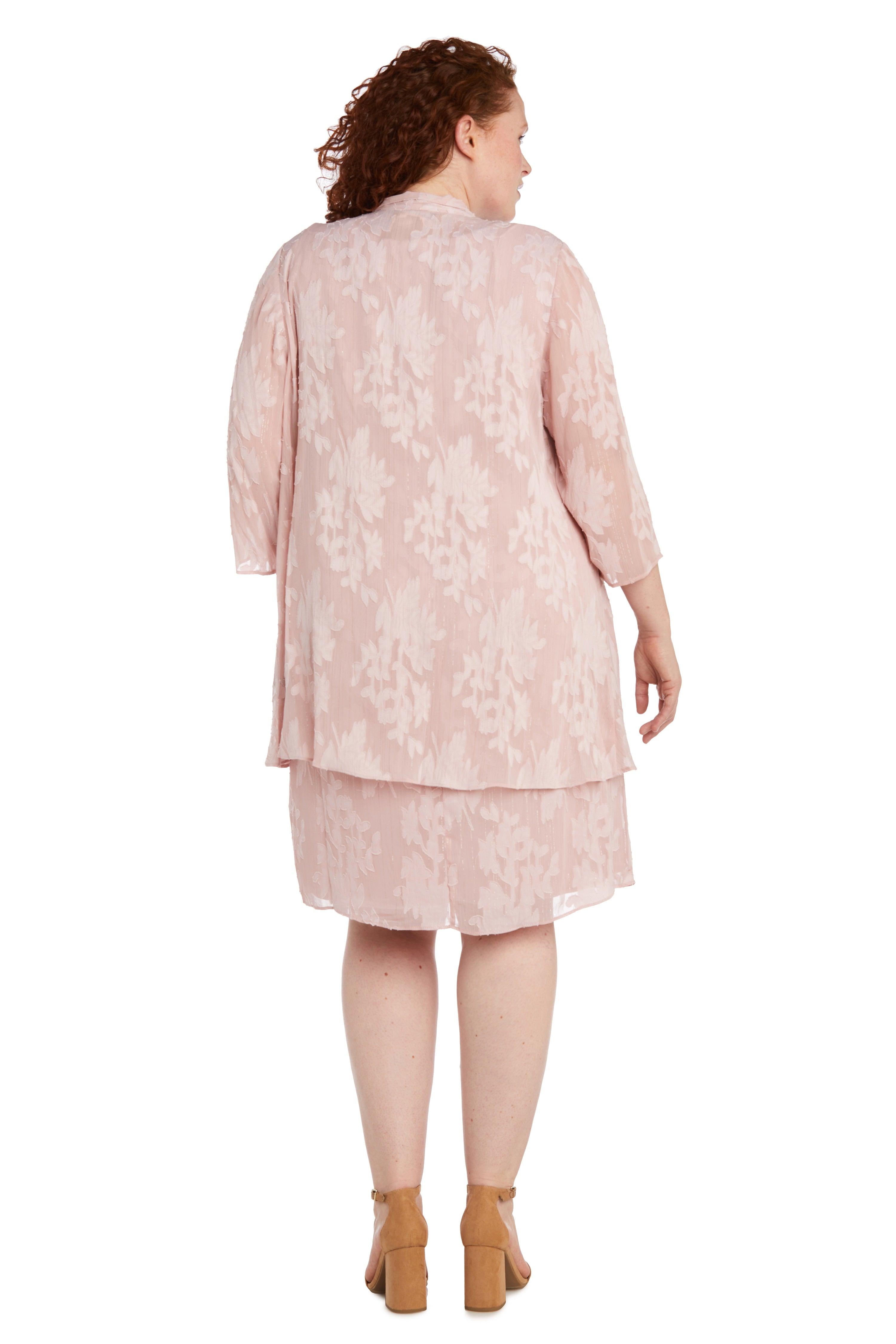 R&M Richards 9458W Plus Size Short Jacket Dress