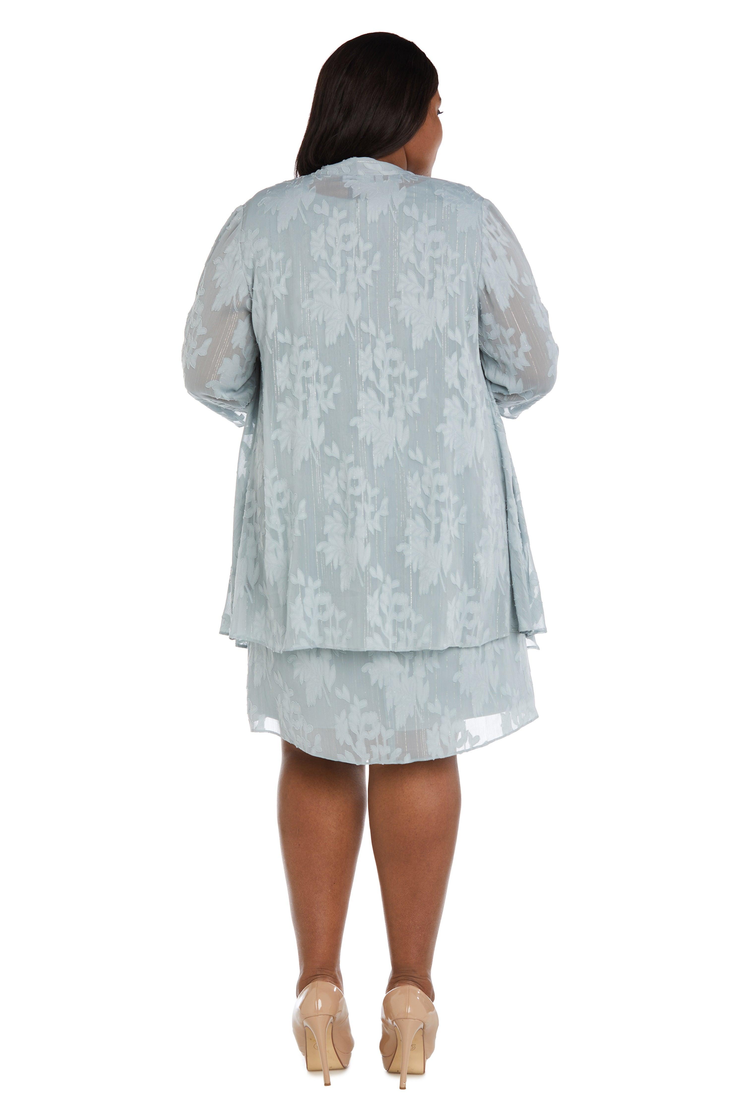 R&M Richards 9458W Plus Size Short Jacket Dress