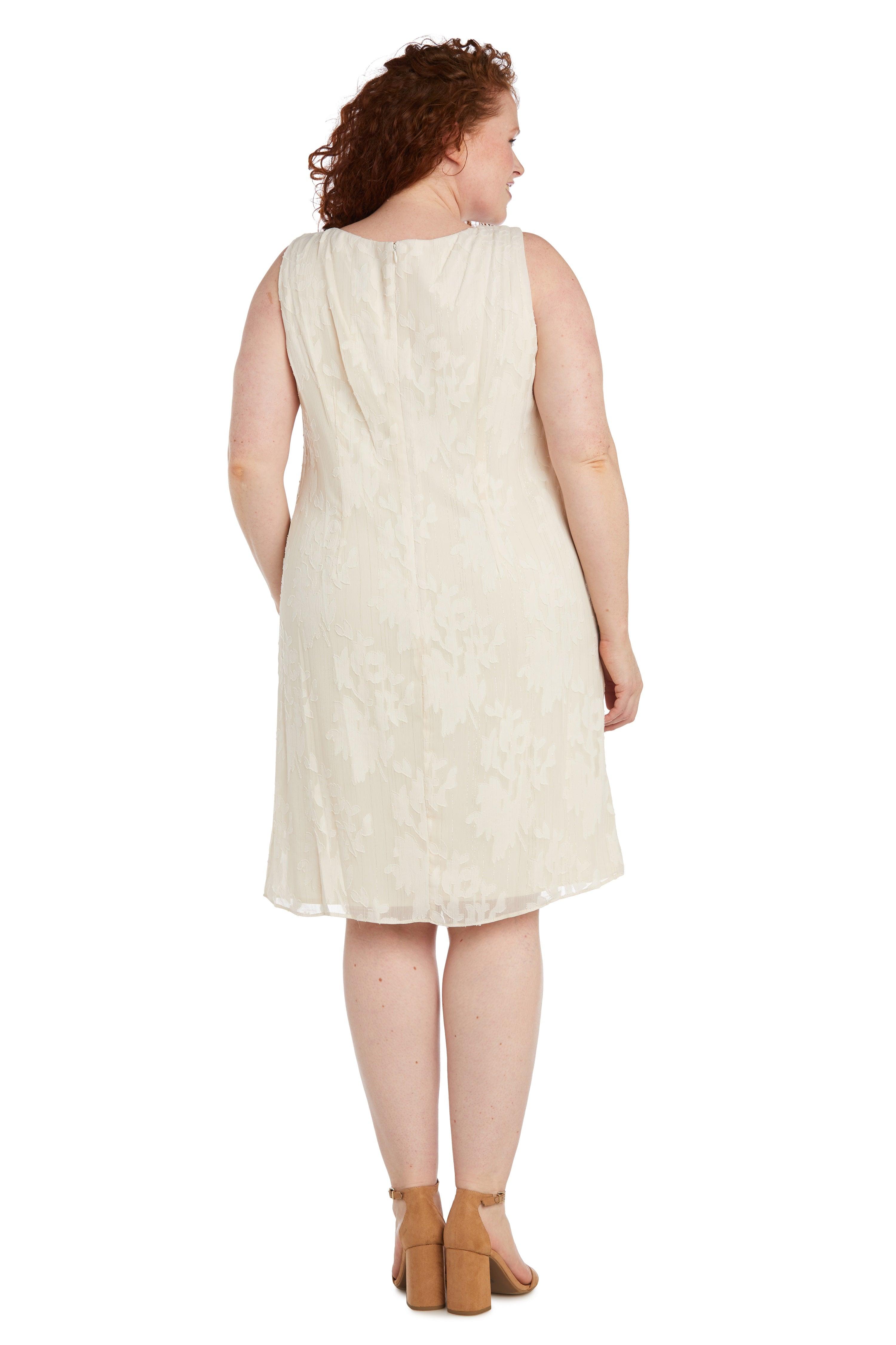 R&M Richards 9458W Plus Size Short Jacket Dress