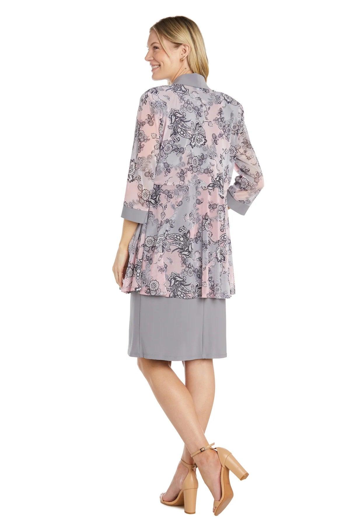 R&M Richards 9483 Short Two Piece Set Jacket Dress