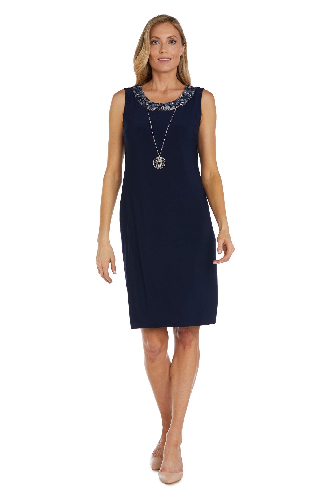 R&M Richards 9729P Short Piece Petite Jacket Dress