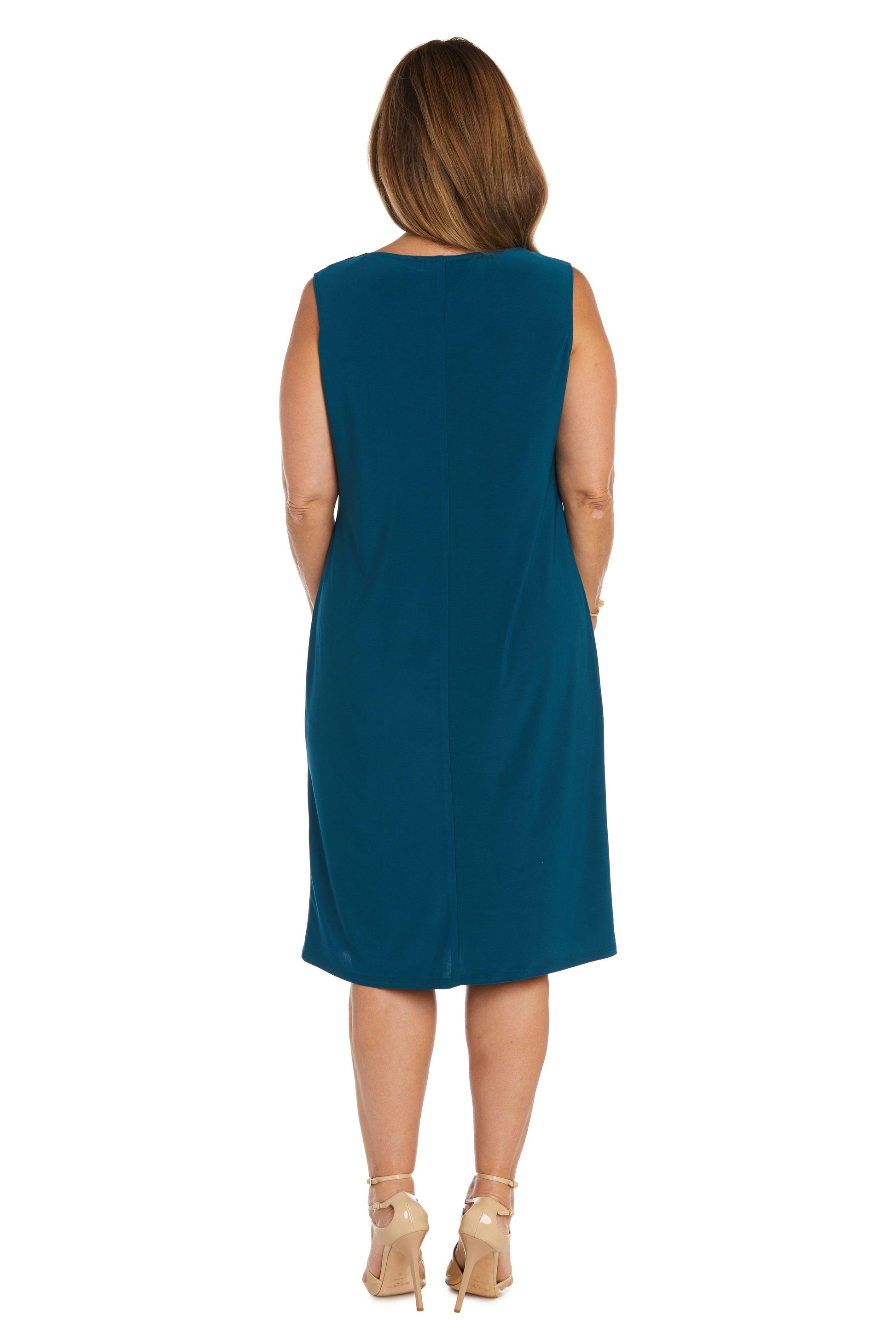 R&M Richards 9729P Short Piece Petite Jacket Dress
