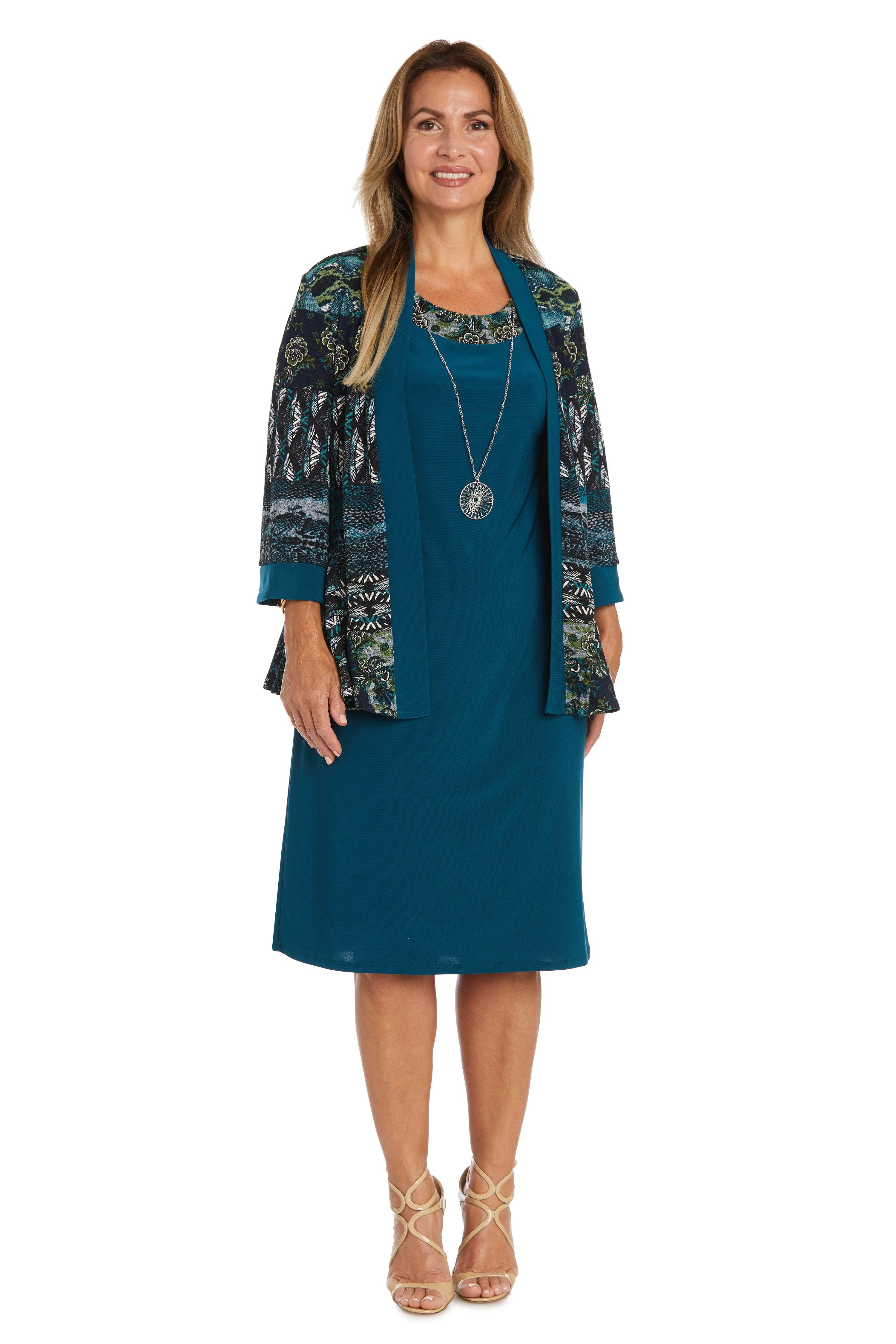 R&M Richards 9729 Two Piece Short Jacket Dress