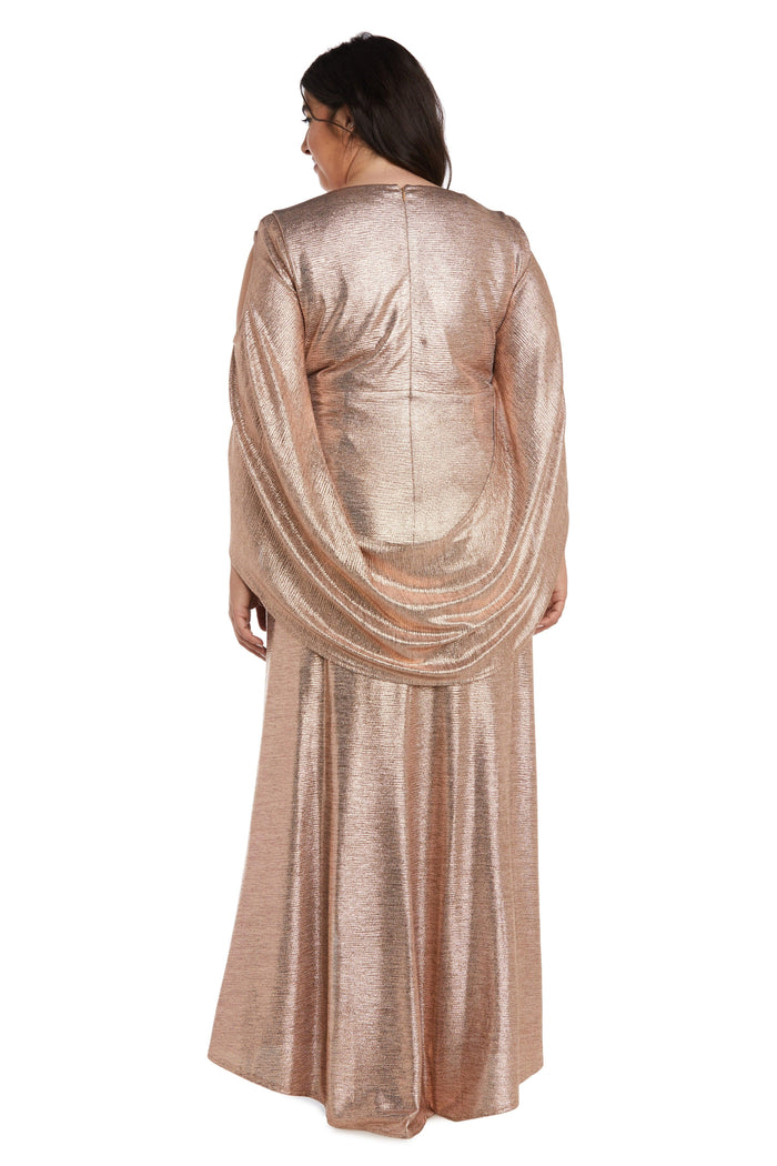 R&M Richards 9741W Long Plus Size Formal Dress