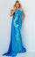 Prom Dresses Prom One Shoulder Fitted Formal Dress Iridescent Royal