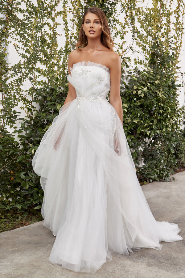 Andrea & Leo A1015W Beaded Long Wedding Dress