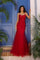 Prom Dresses Beaded Long Prom Mermaid Gown Red