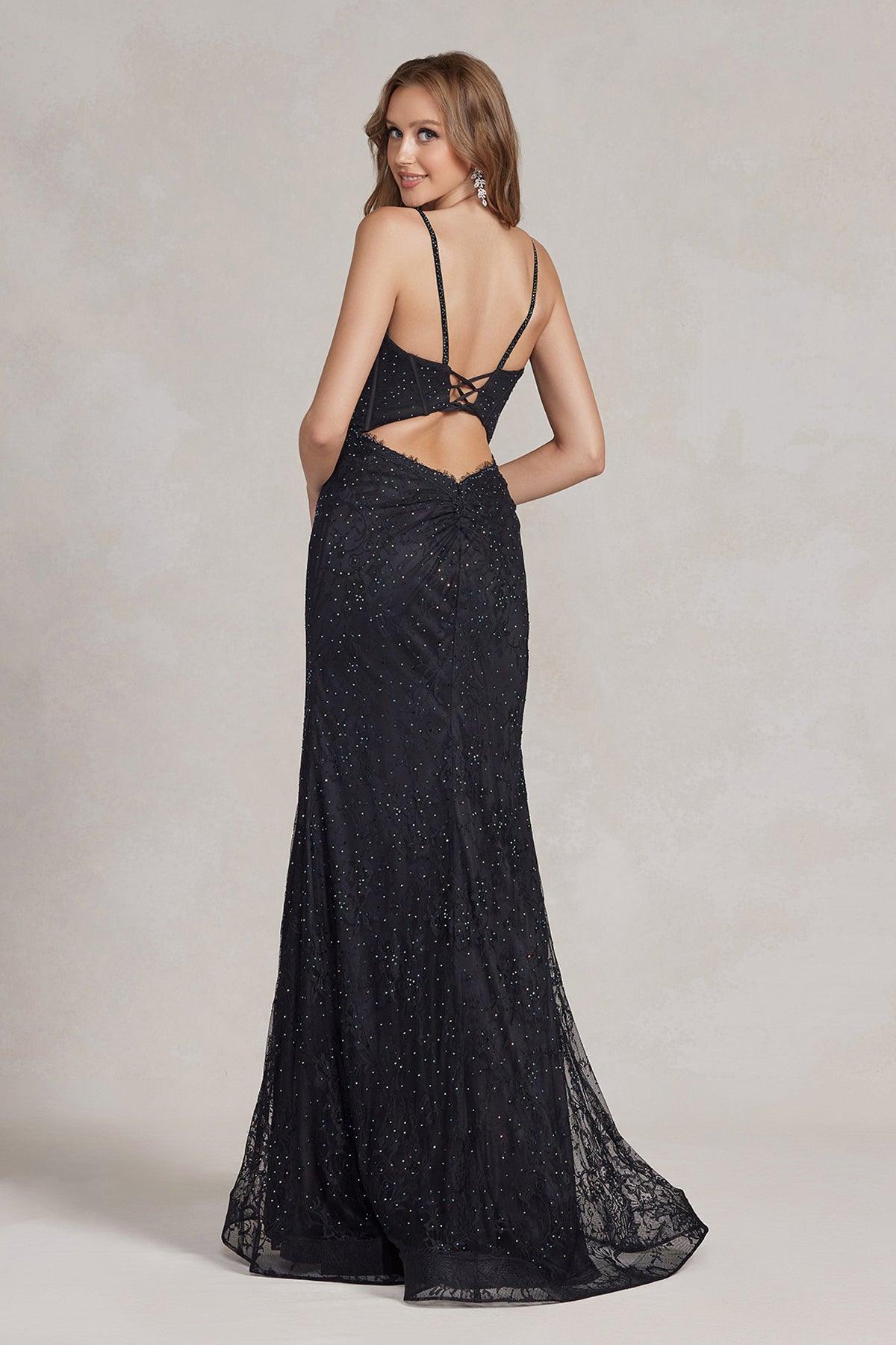 Black Nox Anabel B1145 Long Formal Sexy Prom Dress for $229.99 – The