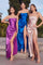 Prom Dresses Fitted Long Evening Gown Royal