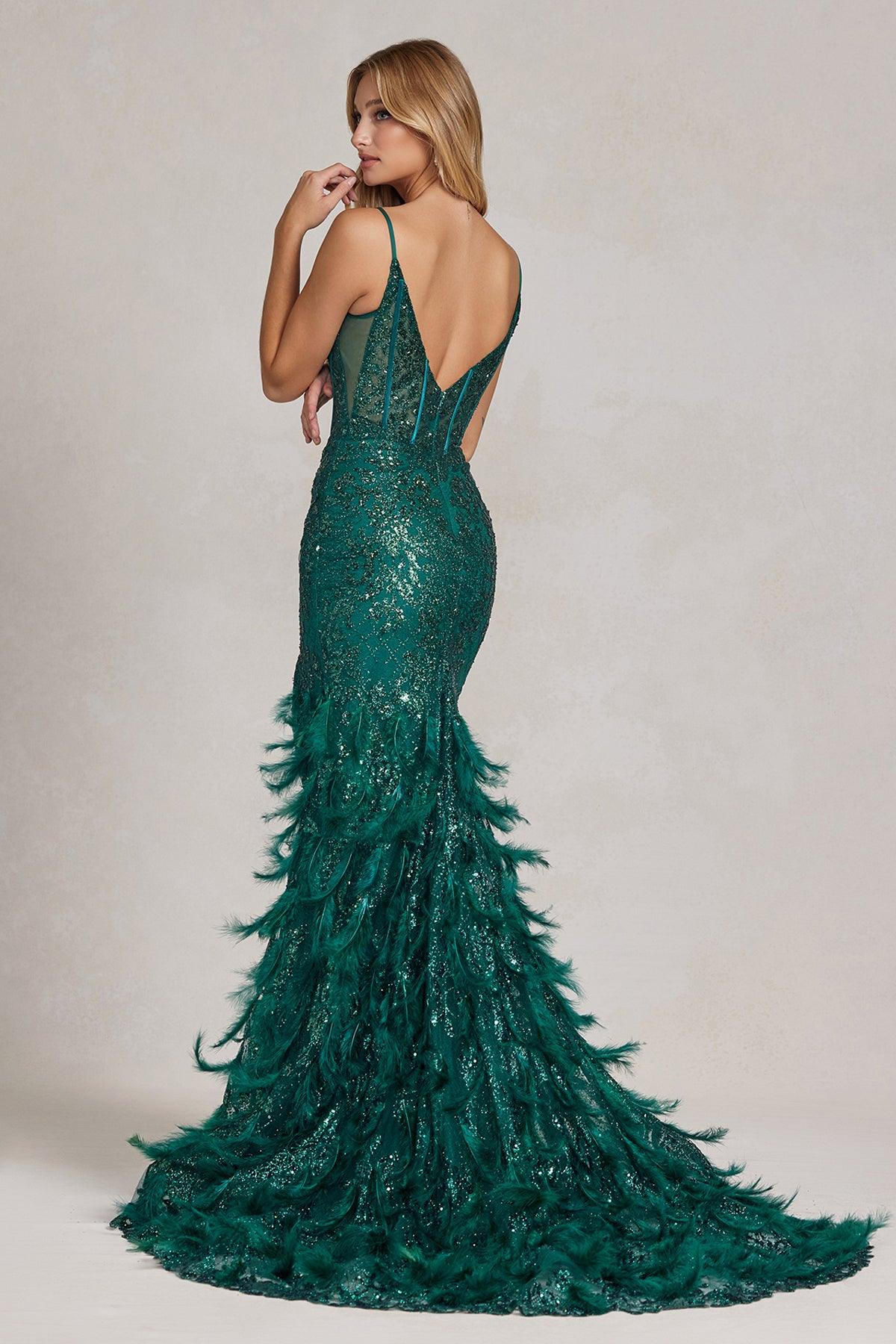Nox Anabel C1119 Long Spaghetti Strap Sexy Prom Gown